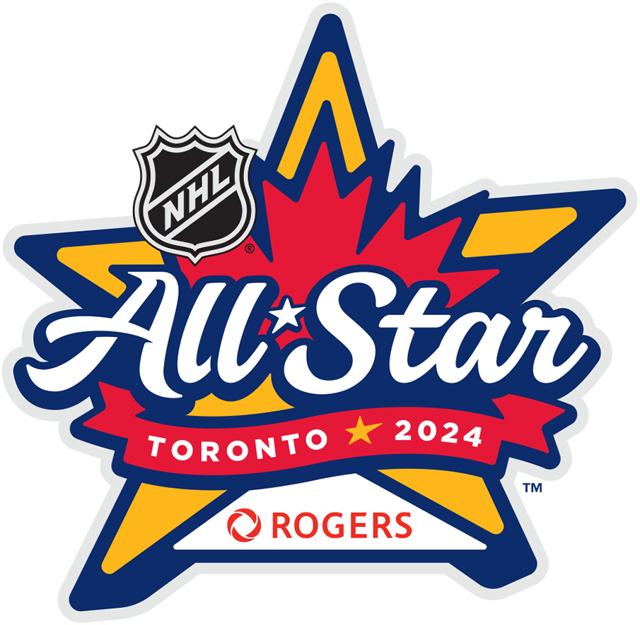 NHL All-Star Game 2024 Sponsored Logo v2 iron on heat transfer